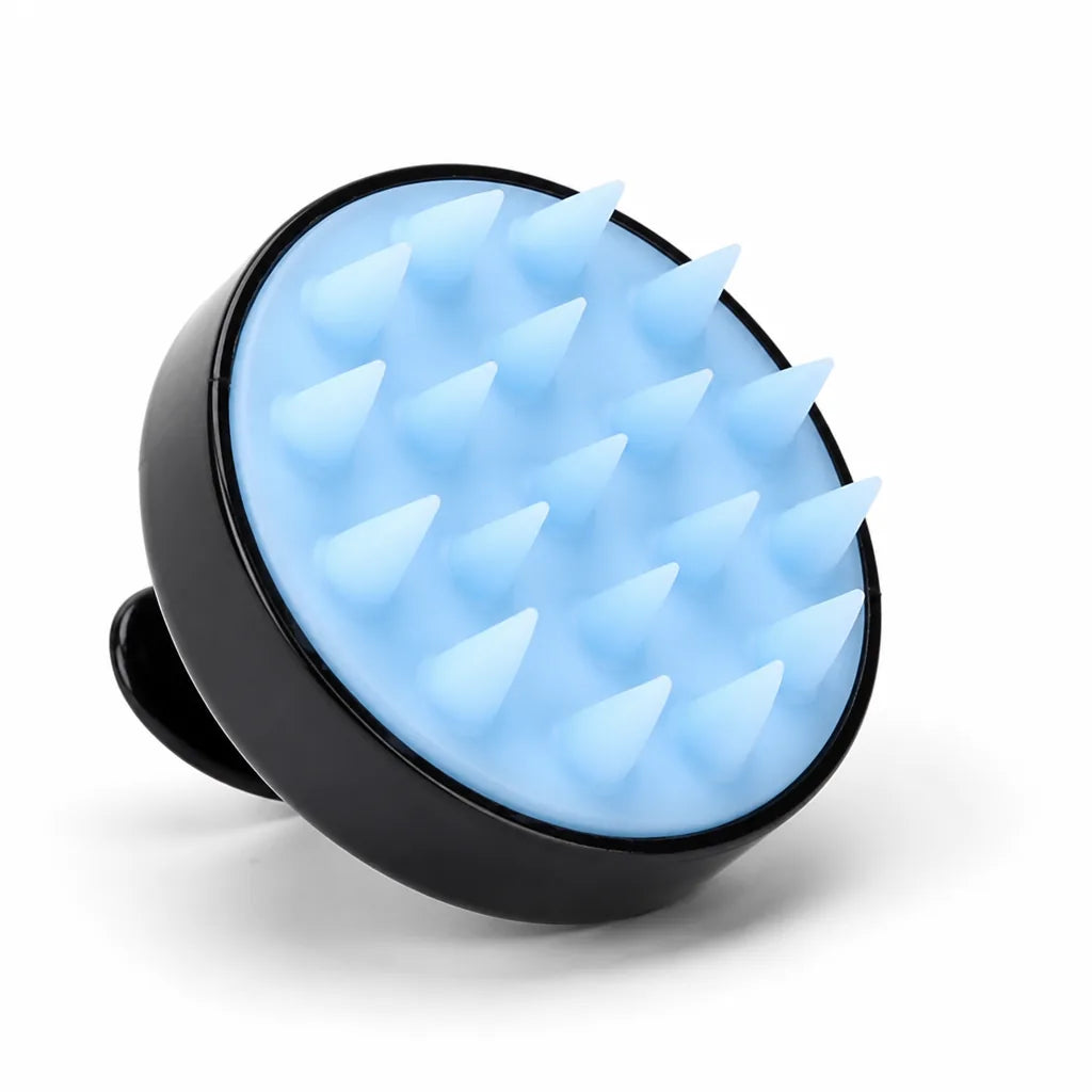 Scalp Massage Brush Silicone & One-Hand Grip