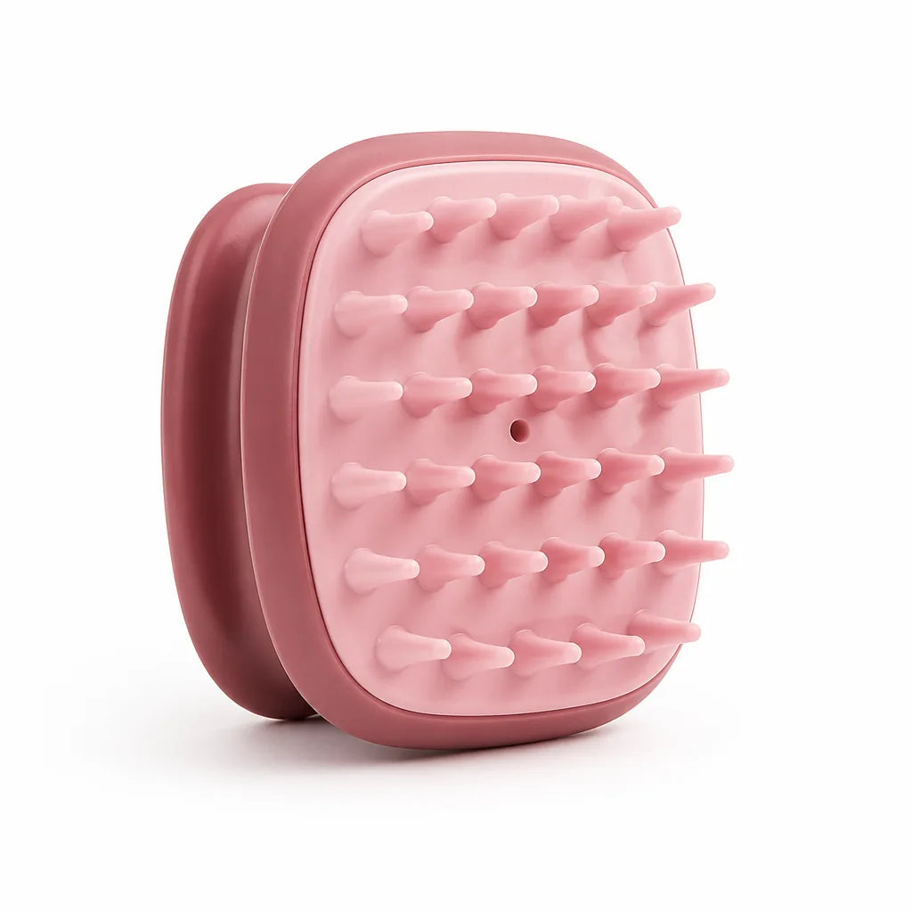 Scalp Massage Brush Soft Silicone Bristles & Non-Slip Grip