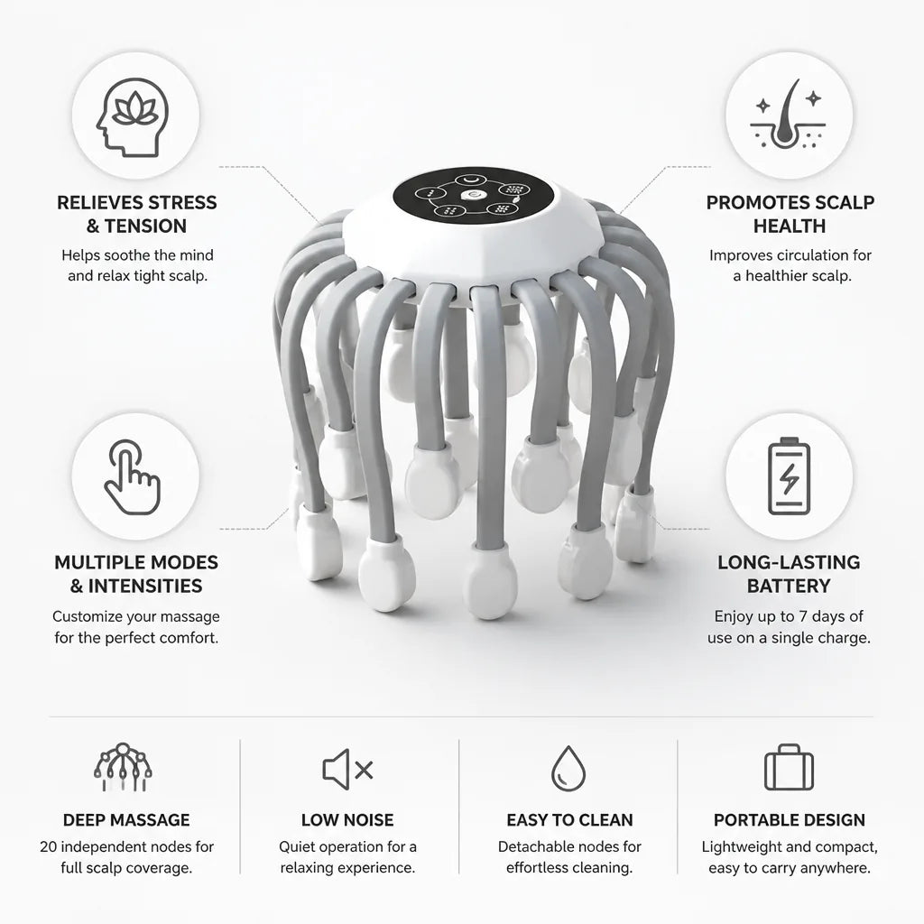 Scalp Massager Electric Deep Massage
