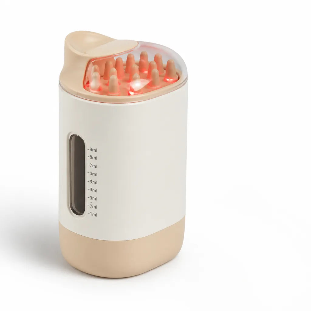 Scalp Massager Red Light & Serum Applicator USB-C