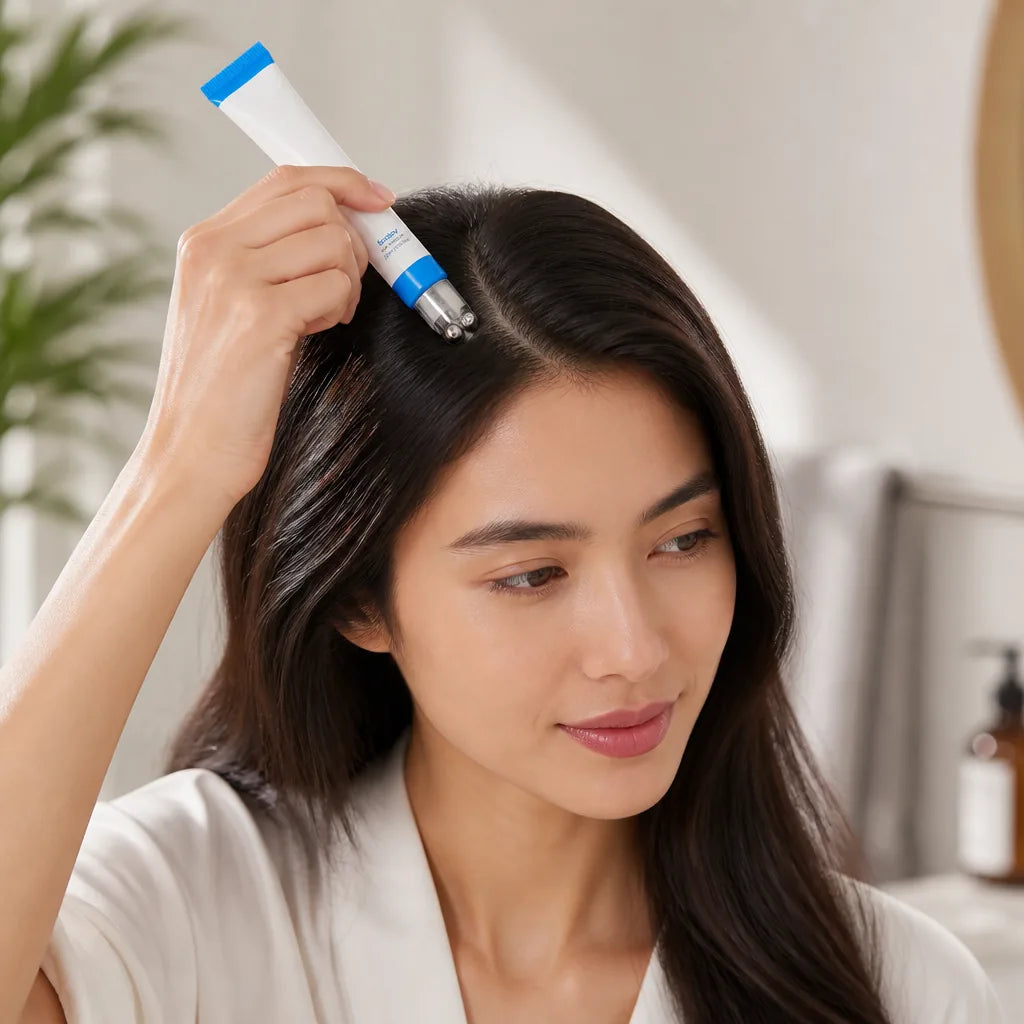 Scalp Serum Oil-Control & Volumizing Soothing Roller Applicator
