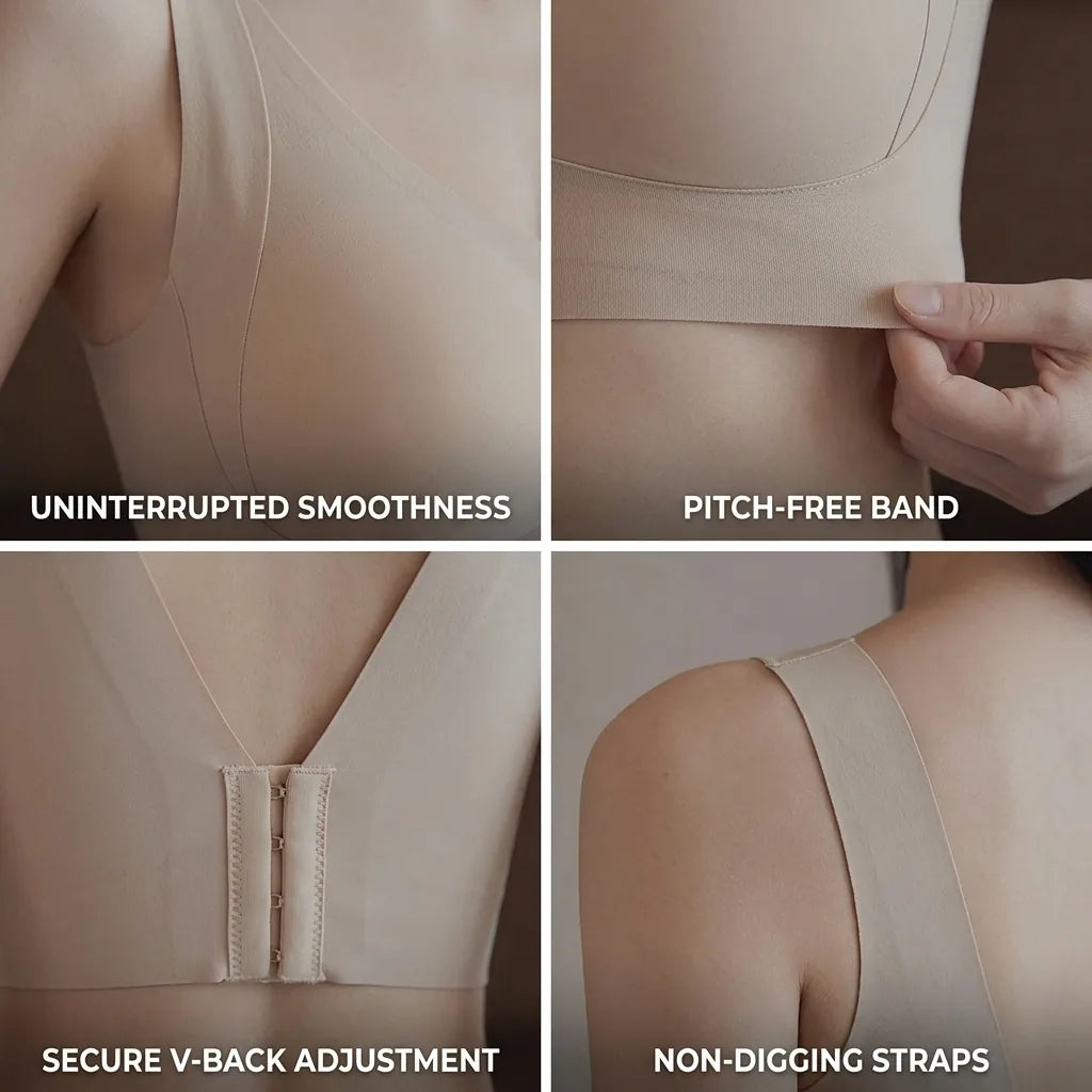 Seamless Bra No Underwire Soft Support