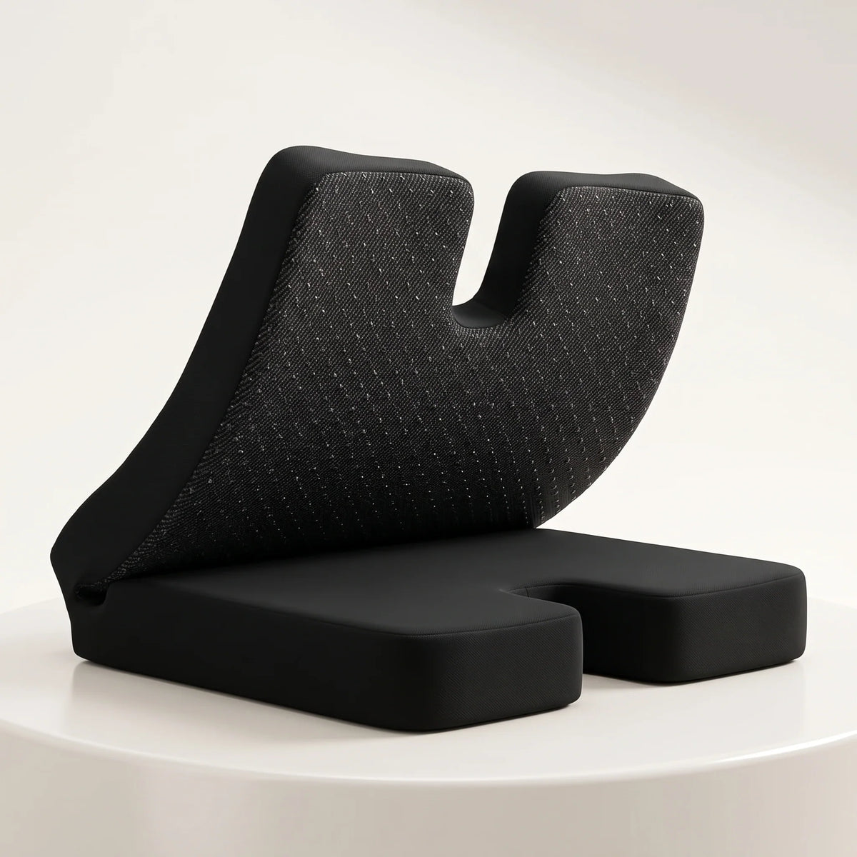 Seat Cushion Contoured Memory Foam Breathable Mesh Cover