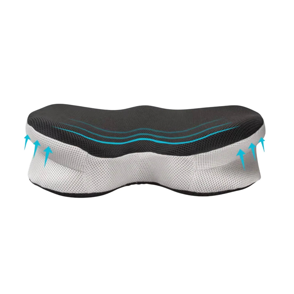 Seat Cushion Contoured Memory Foam Breathable Removable Cover