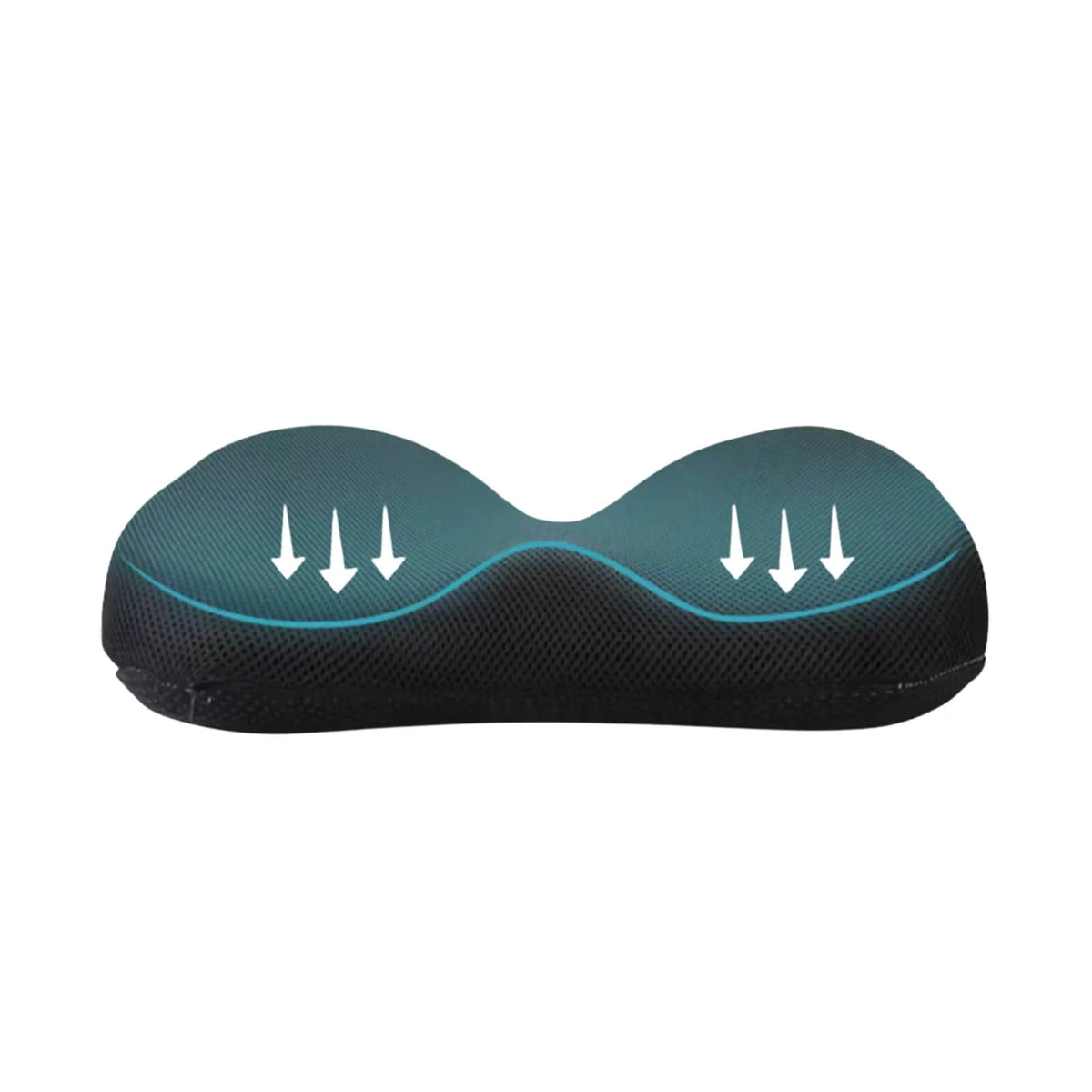 Seat Cushion Contoured Memory Foam Breathable Removable Cover