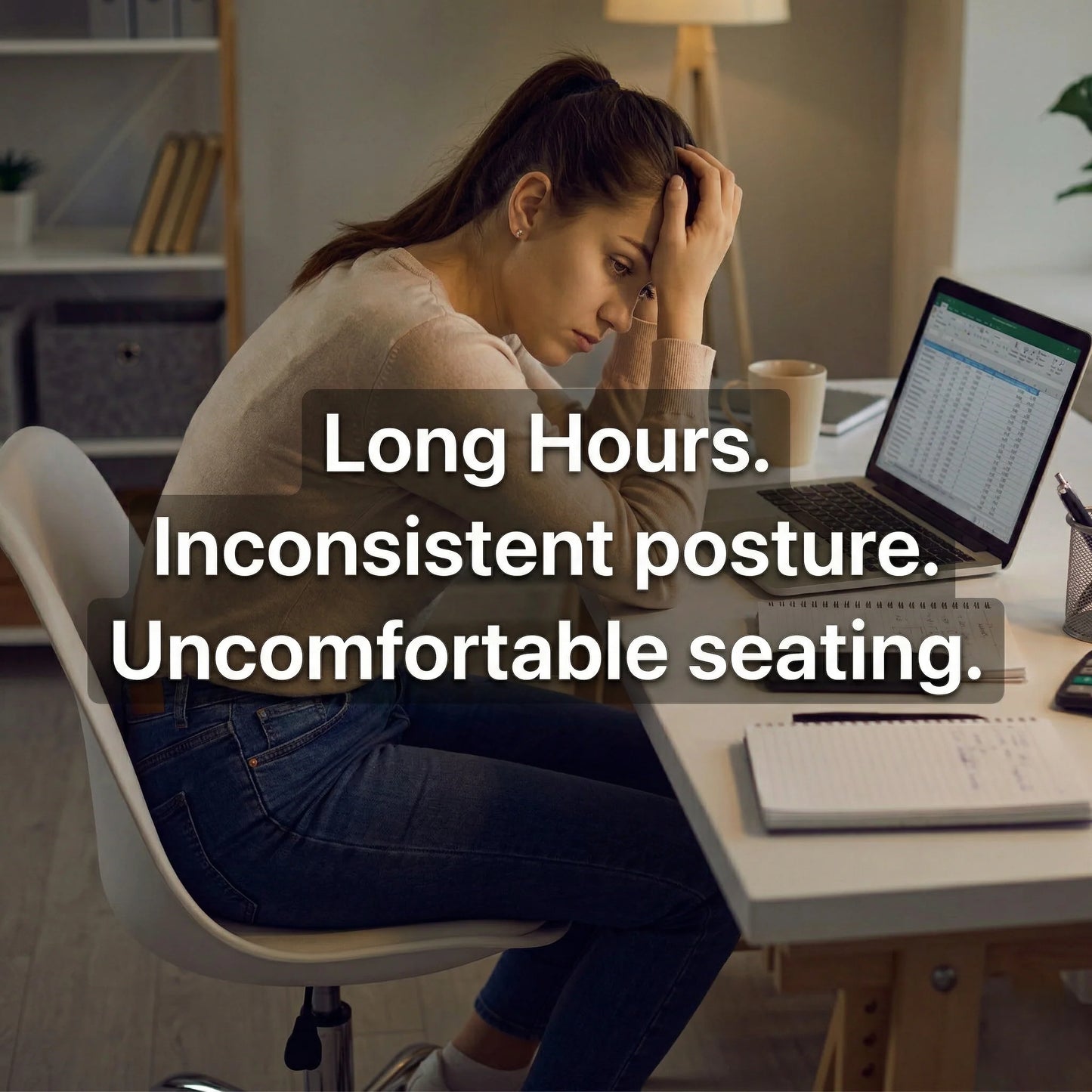 Seat Cushion Ergonomic Posture Support Lightweight