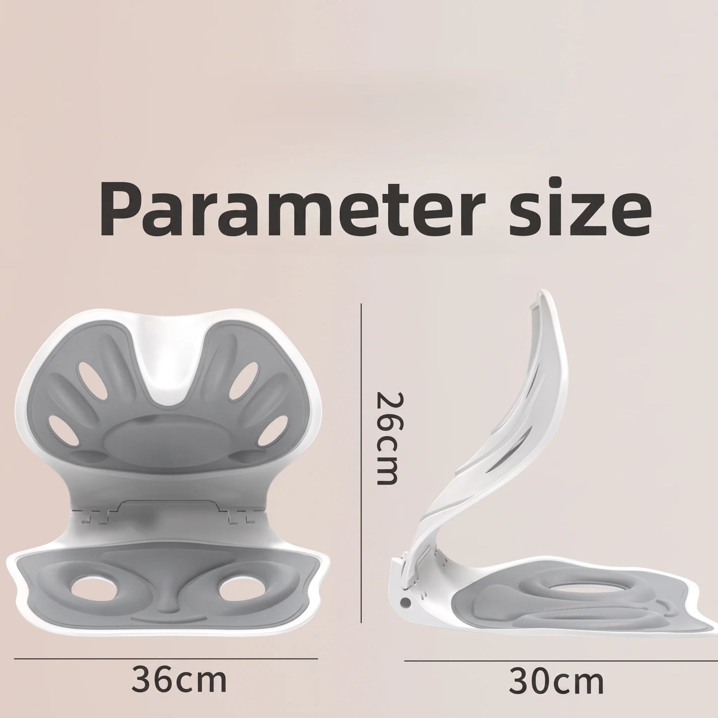 Seat Cushion Ergonomic Posture Support Lightweight