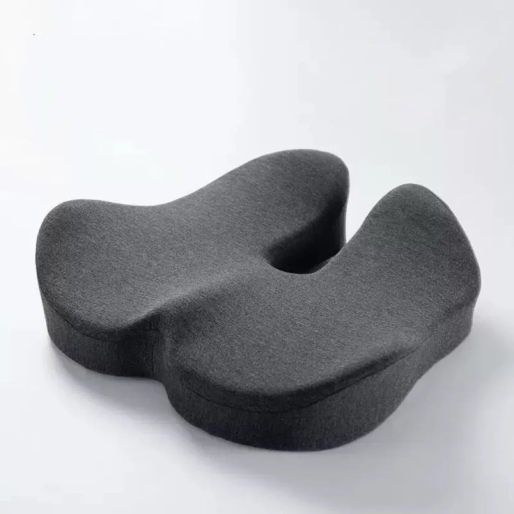 Seat Cushion Extra-Thick Memory Foam Wide Ergonomic Washable Cover