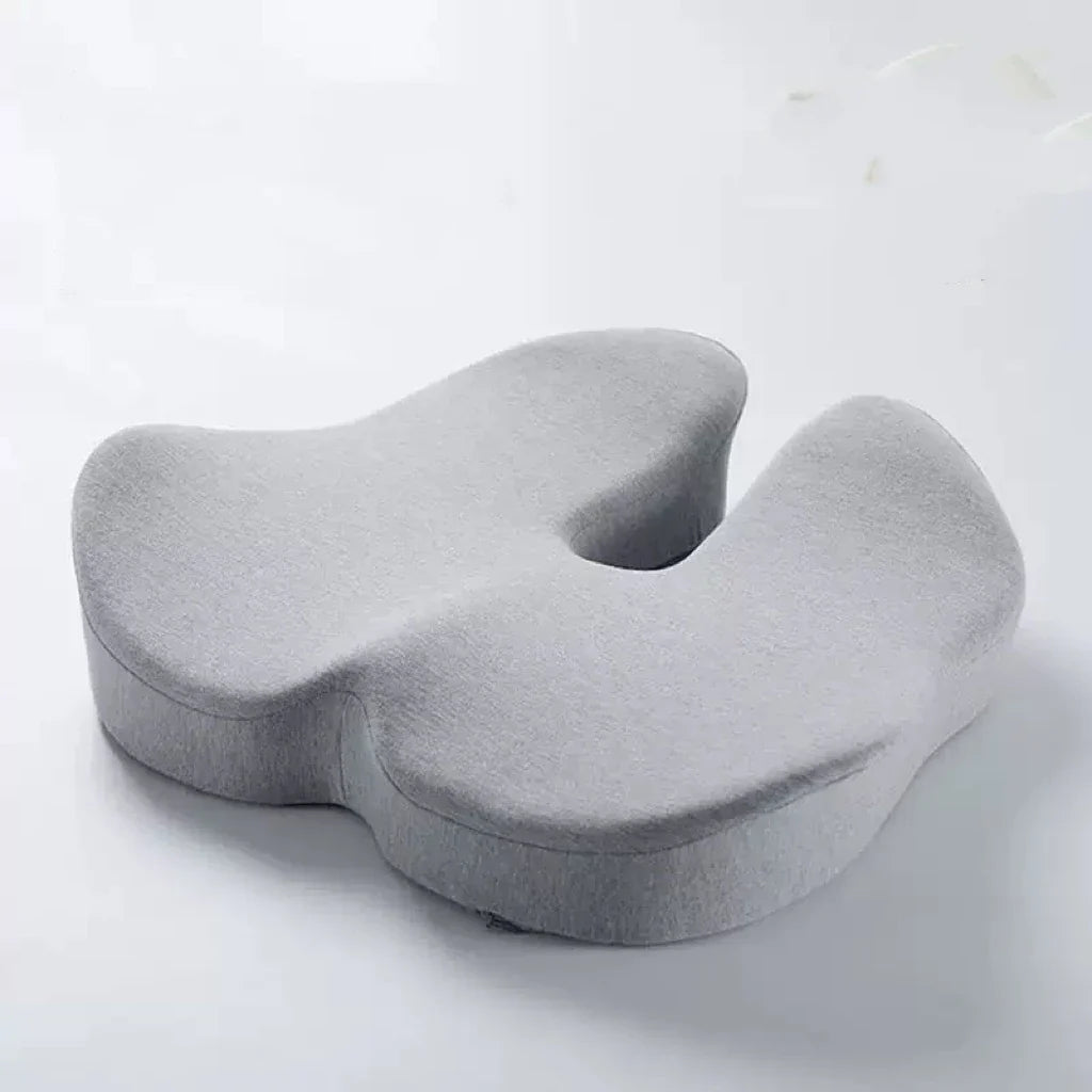 Seat Cushion Extra-Thick Memory Foam Wide Ergonomic Washable Cover