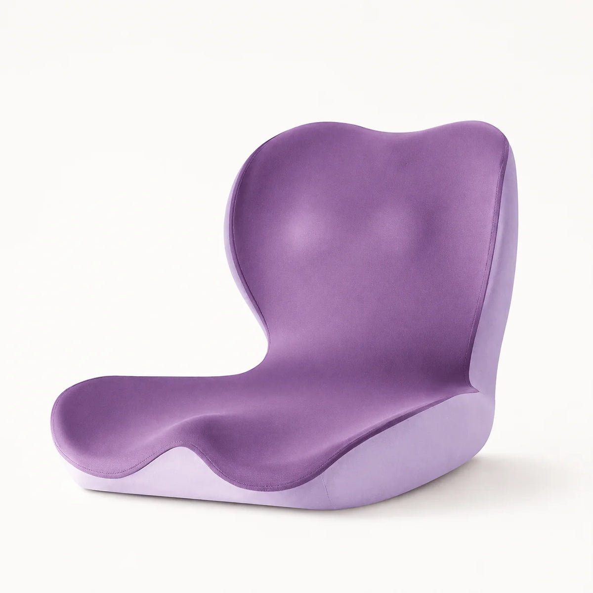 Seat Cushion L-Shaped Memory Foam Breathable Removable Cover