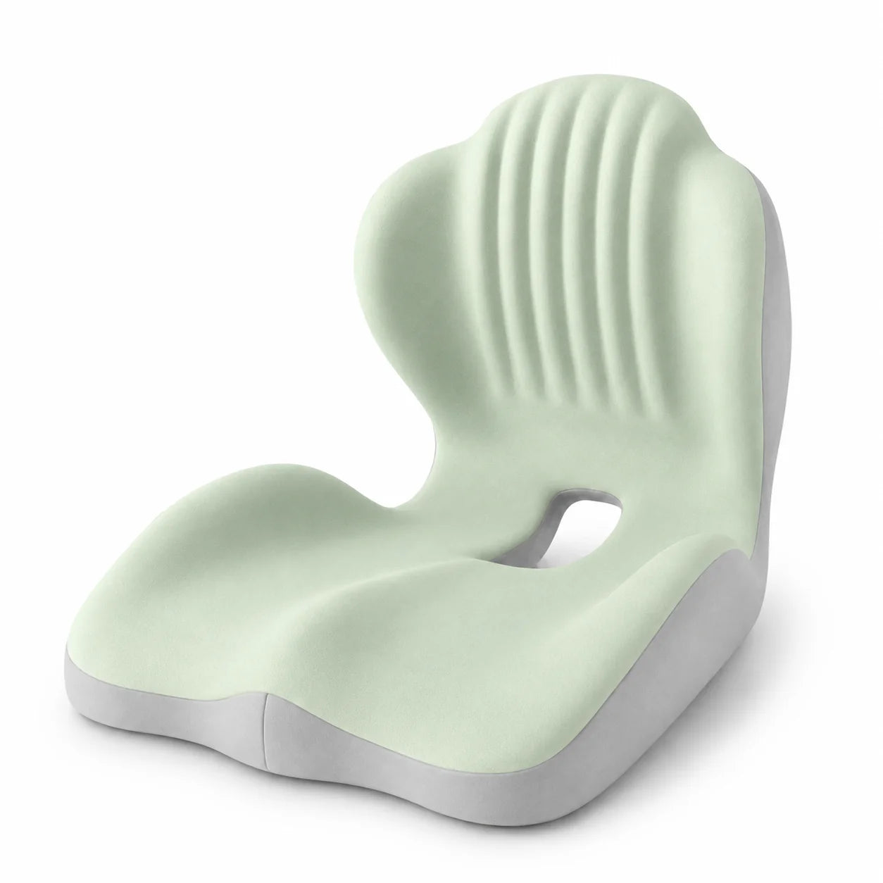 Seat Cushion L-Shaped Memory Foam Coccyx Cutout Washable Cover