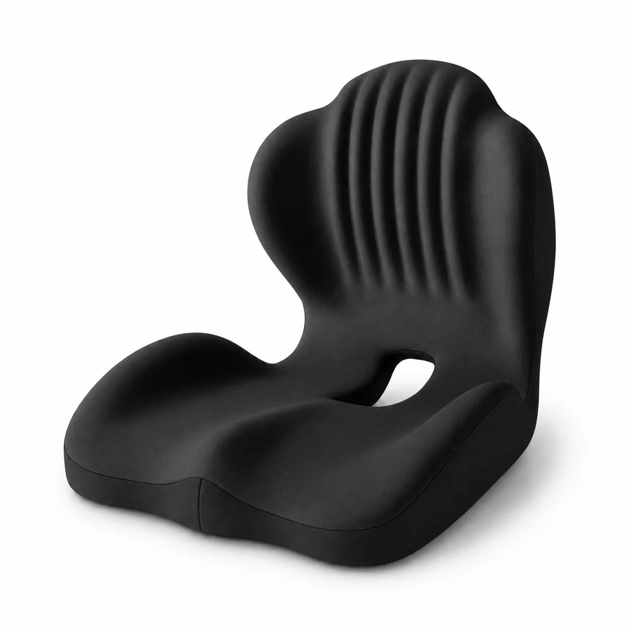 Seat Cushion L-Shaped Memory Foam Coccyx Cutout Washable Cover