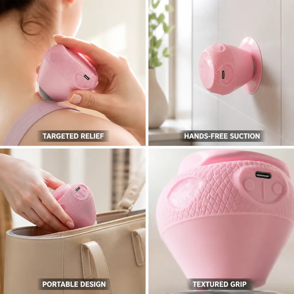 Self-Massage Ball Suction Cup & Textured Surface