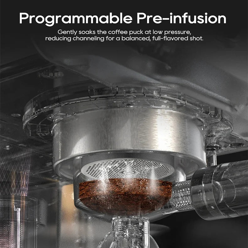 Semi-Automatic Espresso Machine 20-Bar PID 58mm Portafilter