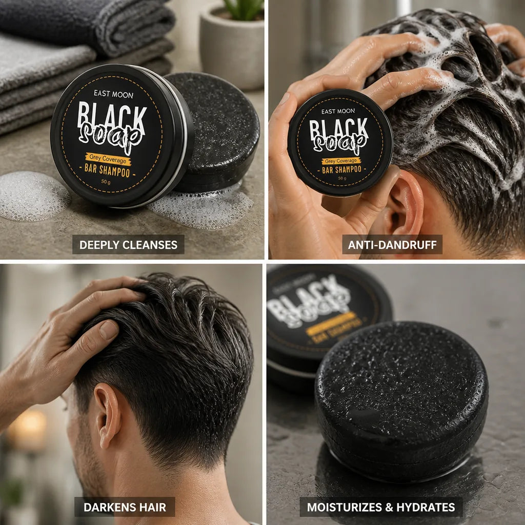 Shampoo Bar Darkening Anti-Dandruff Hydrating