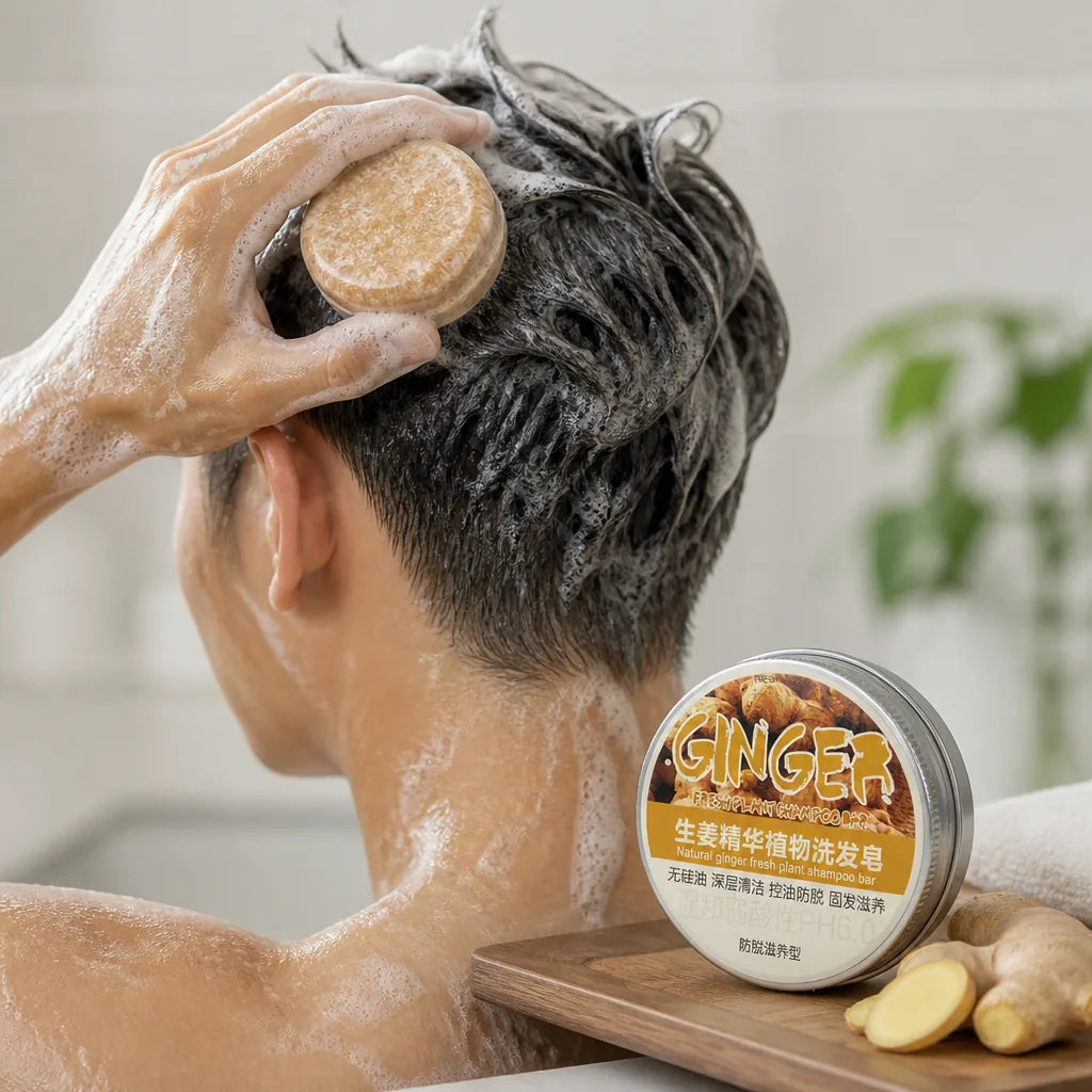 Shampoo Bar Hair Growth Ginger & Camellia Oil