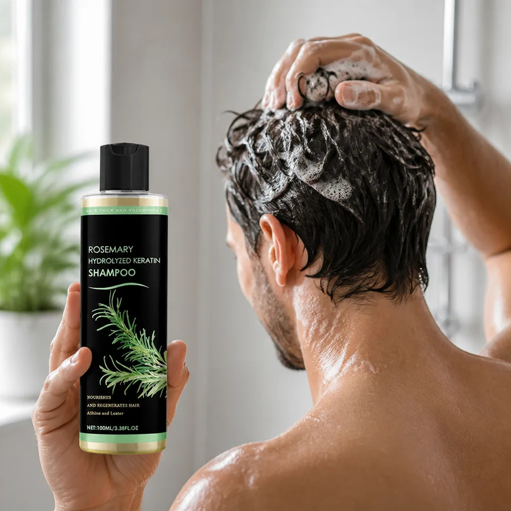 Shampoo For Thinning Hair Keratin & Rosemary Strengthening