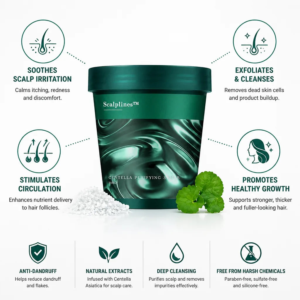 Shampoo Regrowth & Anti-Dandruff Exfoliating Vitamin Formula
