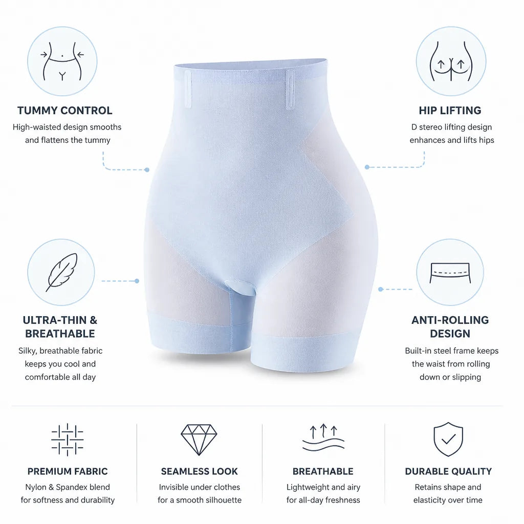 Shapewear Panties High-Waist Tummy Control & Hip Lift
