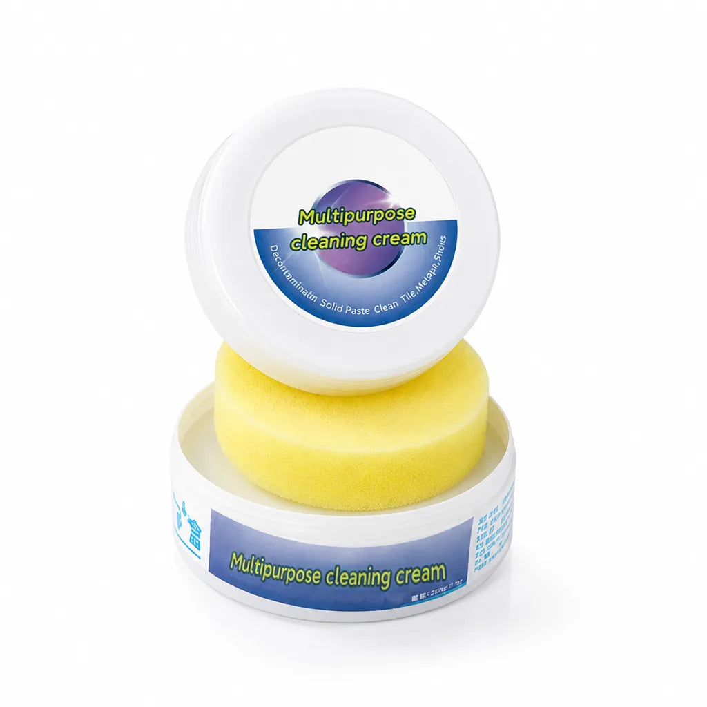 Shoe Cleaning Cream Stain-Removing Fast-Acting Leather & Fabric Safe