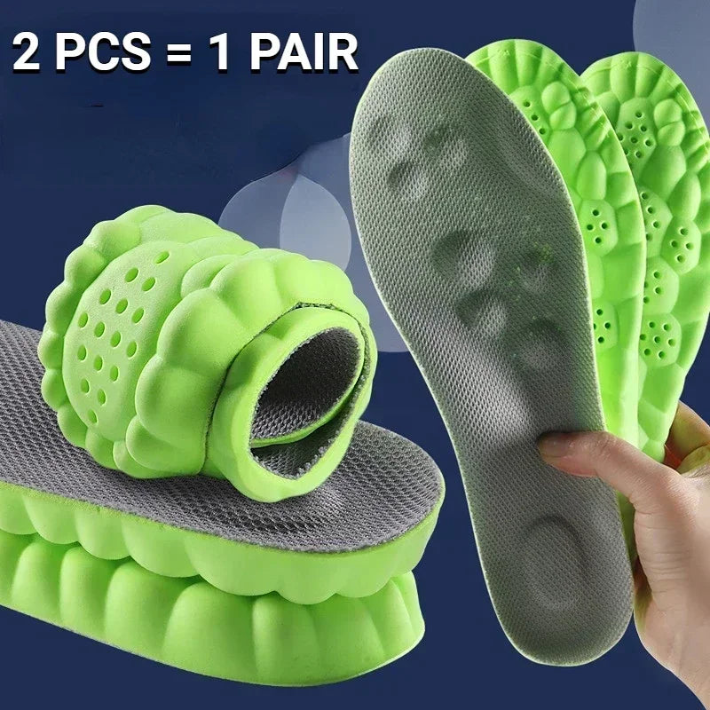 Shoe Insoles Cushioned Arch Support Trim-To-Fit