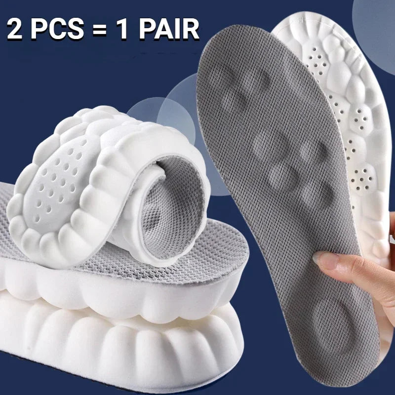 Shoe Insoles Cushioned Arch Support Trim-To-Fit