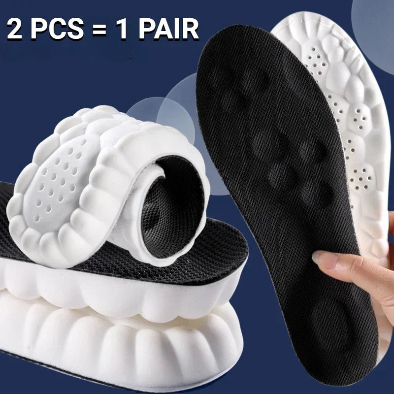 Shoe Insoles Cushioned Arch Support Trim-To-Fit