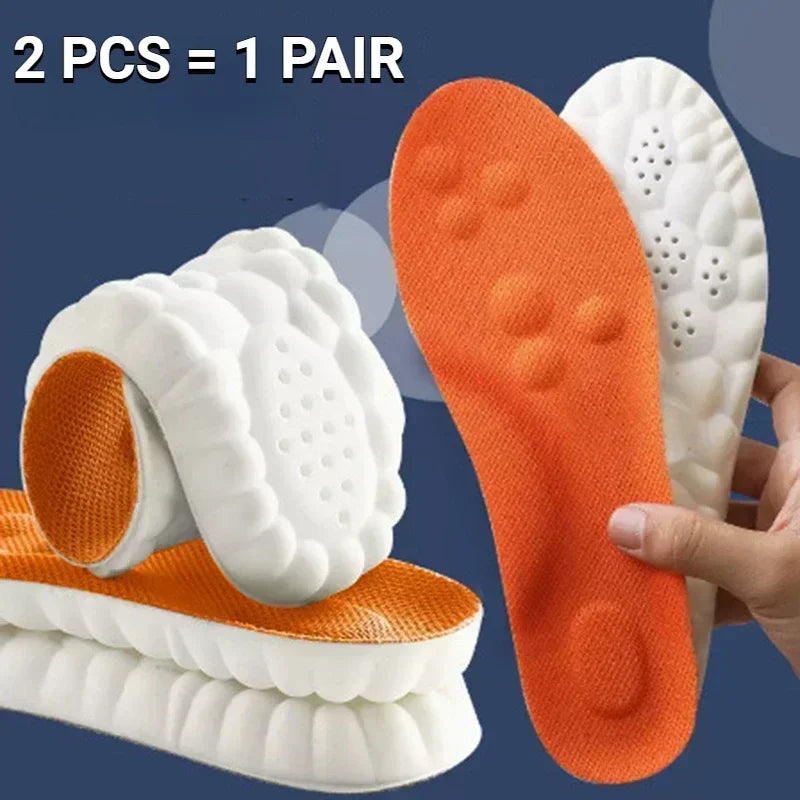 Shoe Insoles Cushioned Arch Support Trim-To-Fit