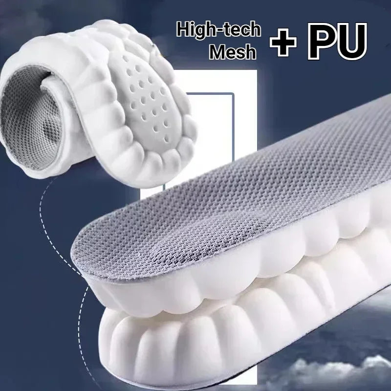 Shoe Insoles Cushioned Arch Support Trim-To-Fit