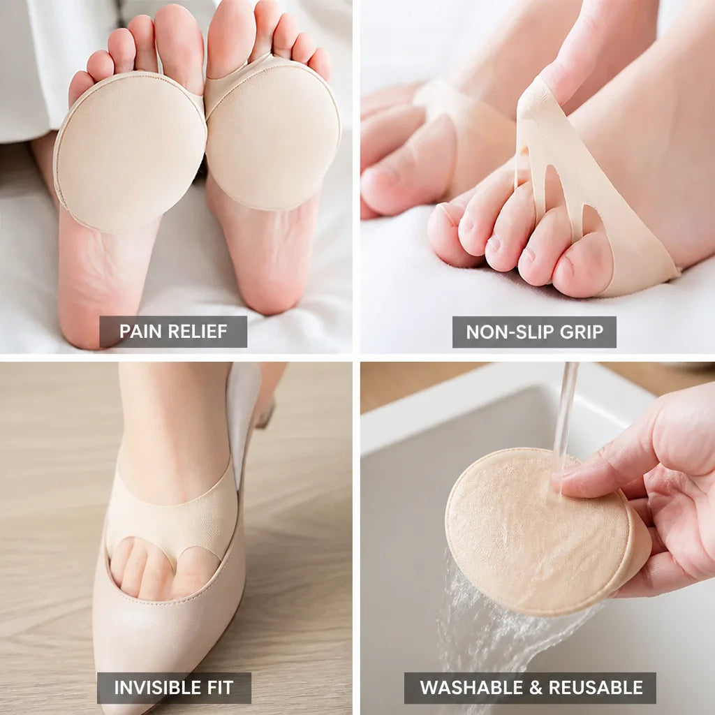 Shoe Insoles Invisible Cushioning Non-Slip Washable & Reusable