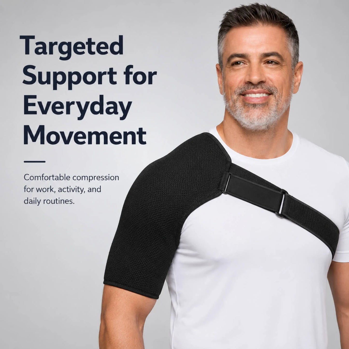 Shoulder Brace Adjustable Compression Moisture-Wicking