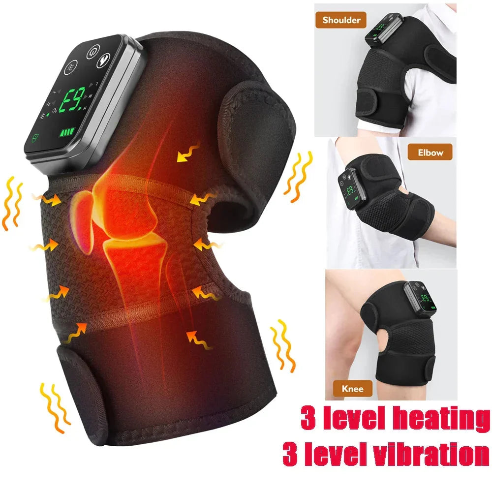 Shoulder Brace Cordless Rechargeable Adjustable Heat & Vibration