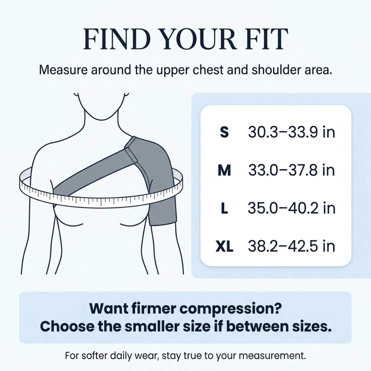 Shoulder Support Strap Adjustable Wrap Compression Rotator Cuff Support