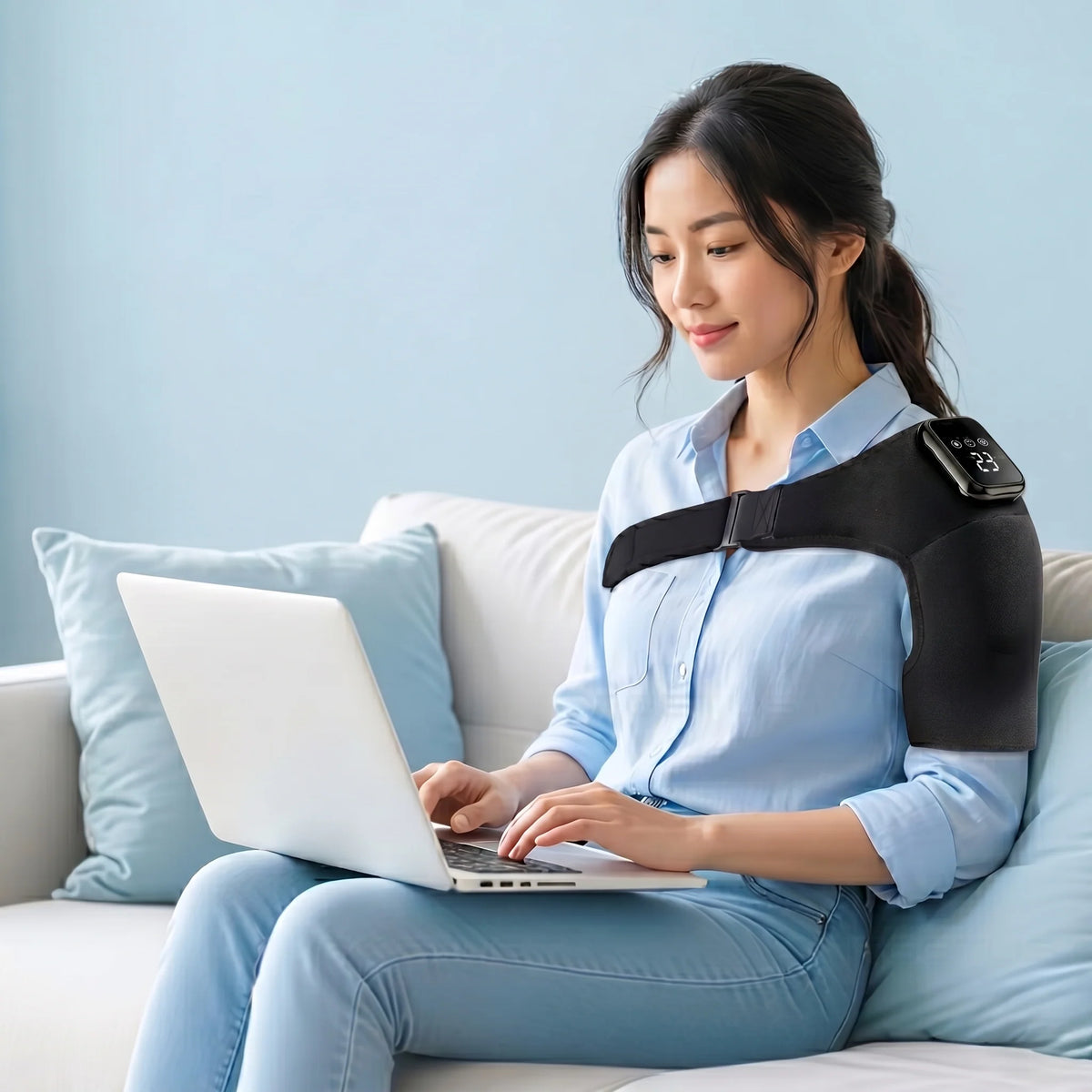 Shoulder Wrap Heated Cordless Adjustable Fit