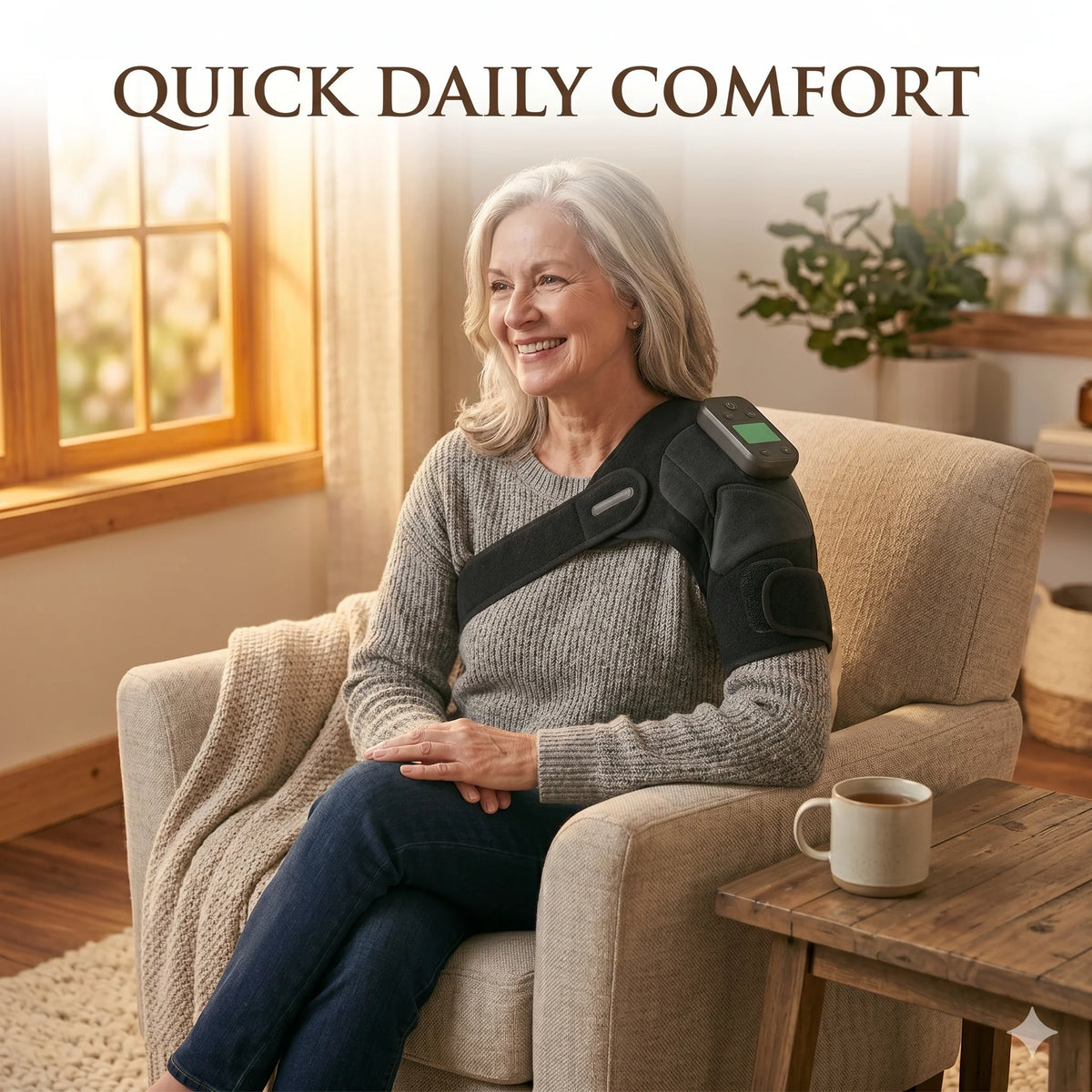Shoulder Wrap Heated Cordless Adjustable Fit
