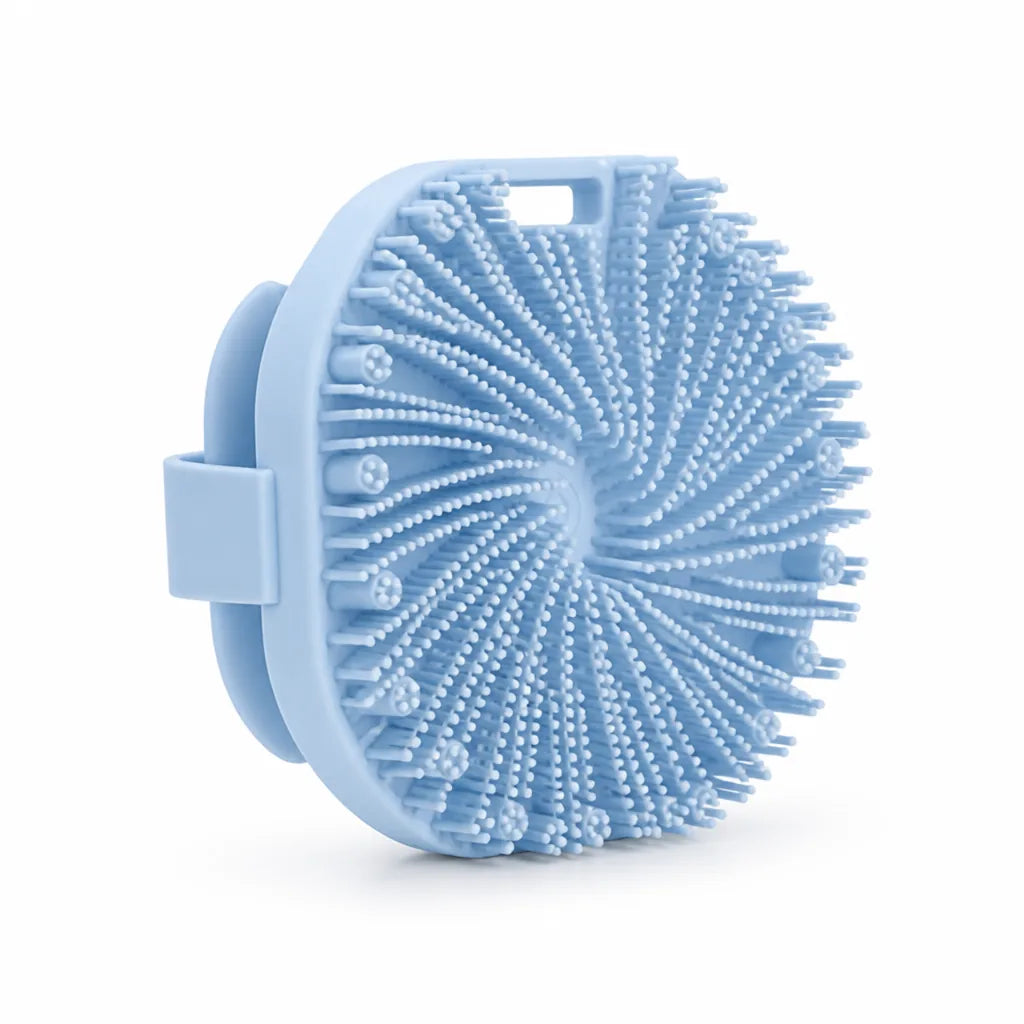Shower Scrubber Soft Silicone Antimicrobial 2-Pack