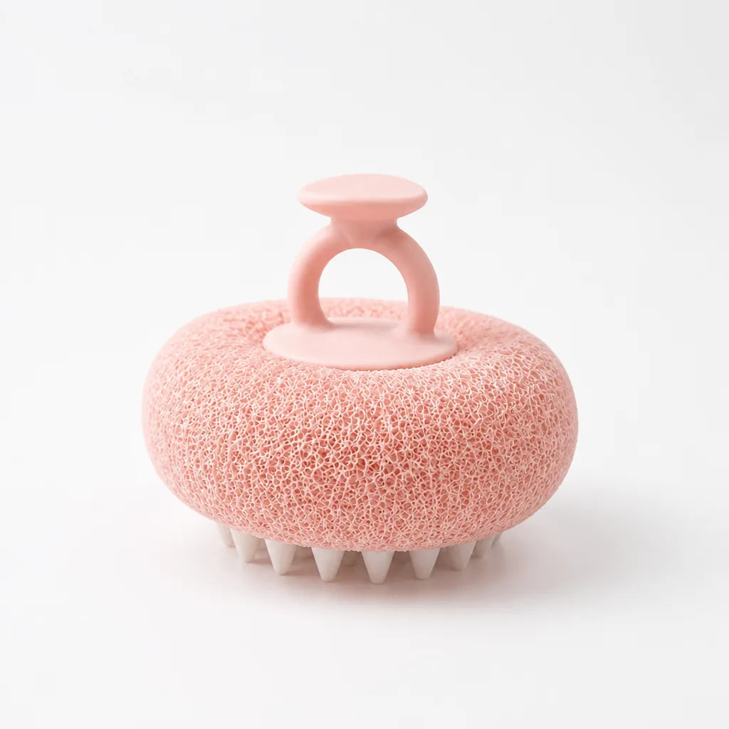 Shower Sponge Gentle Exfoliating Quick-Dry Foam Ergonomic Grip