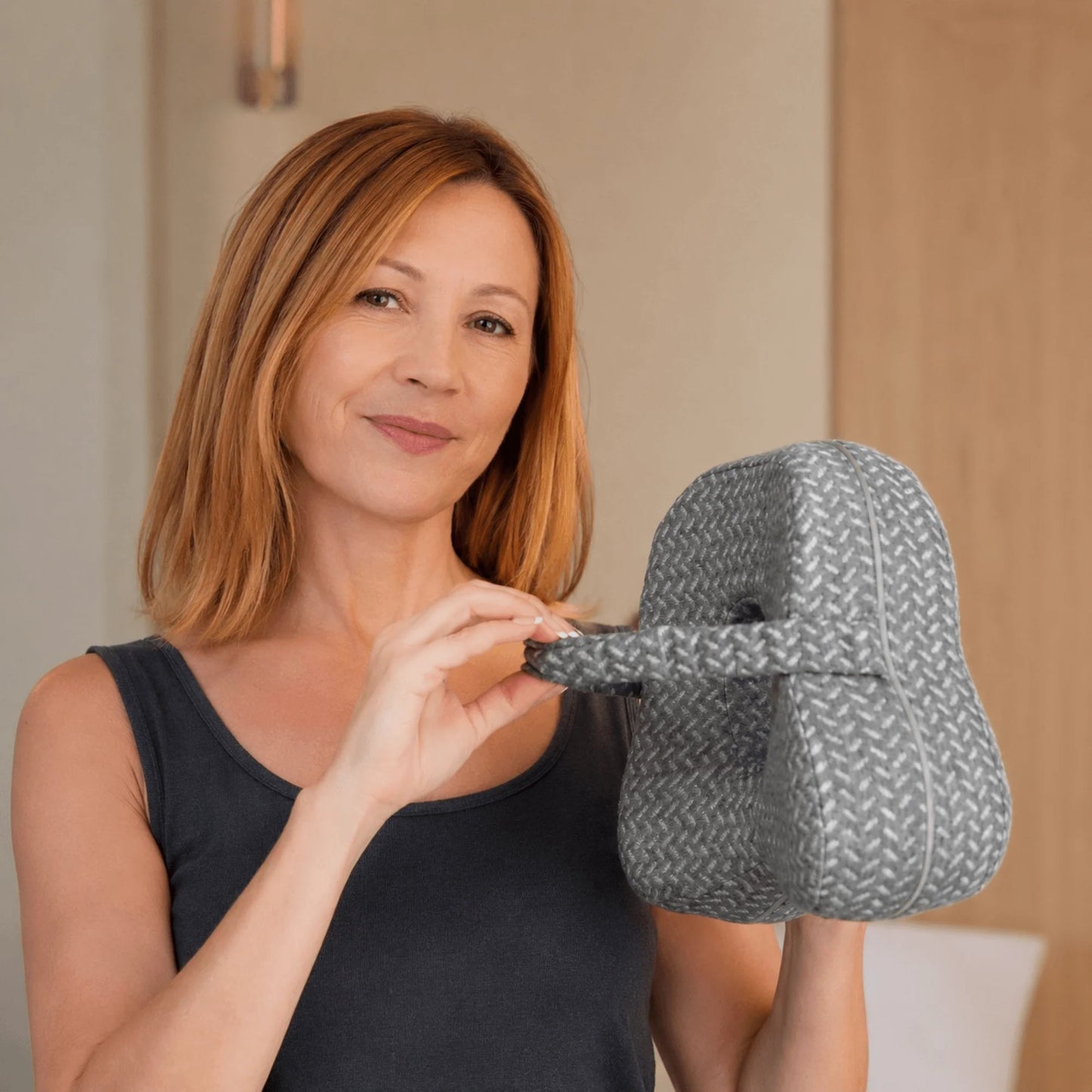 Side-Sleeper Knee Pillow Contoured Memory Foam