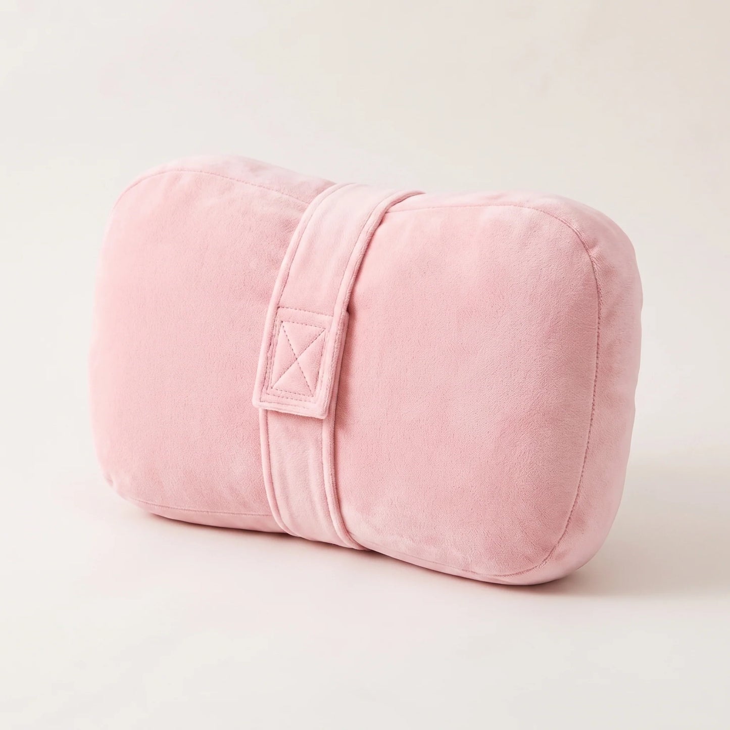 Side Sleeper Knee Pillow Contoured Plush Adjustable Strap