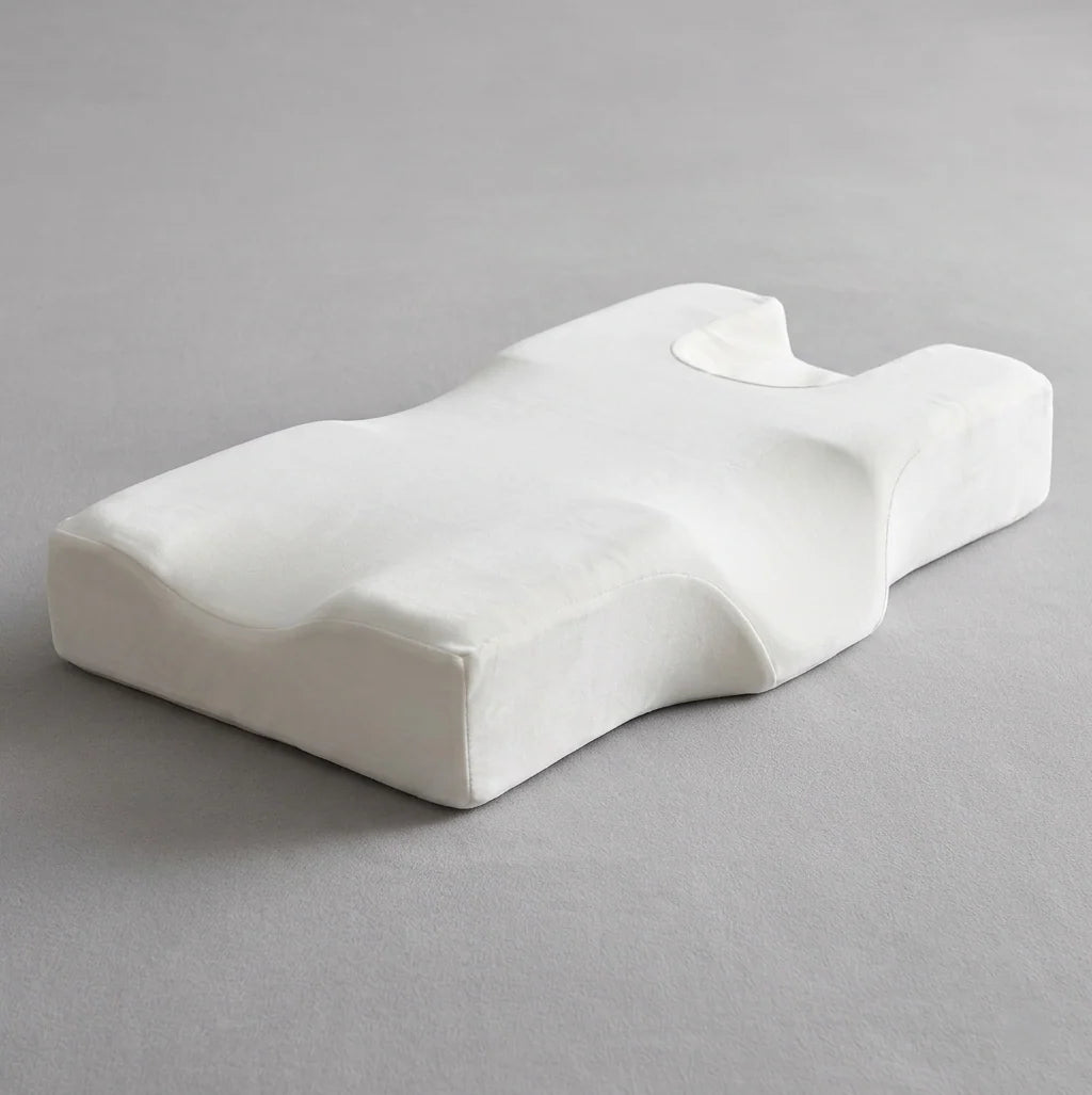 Side Sleeper Pillow Contoured Memory Foam Breathable Cover