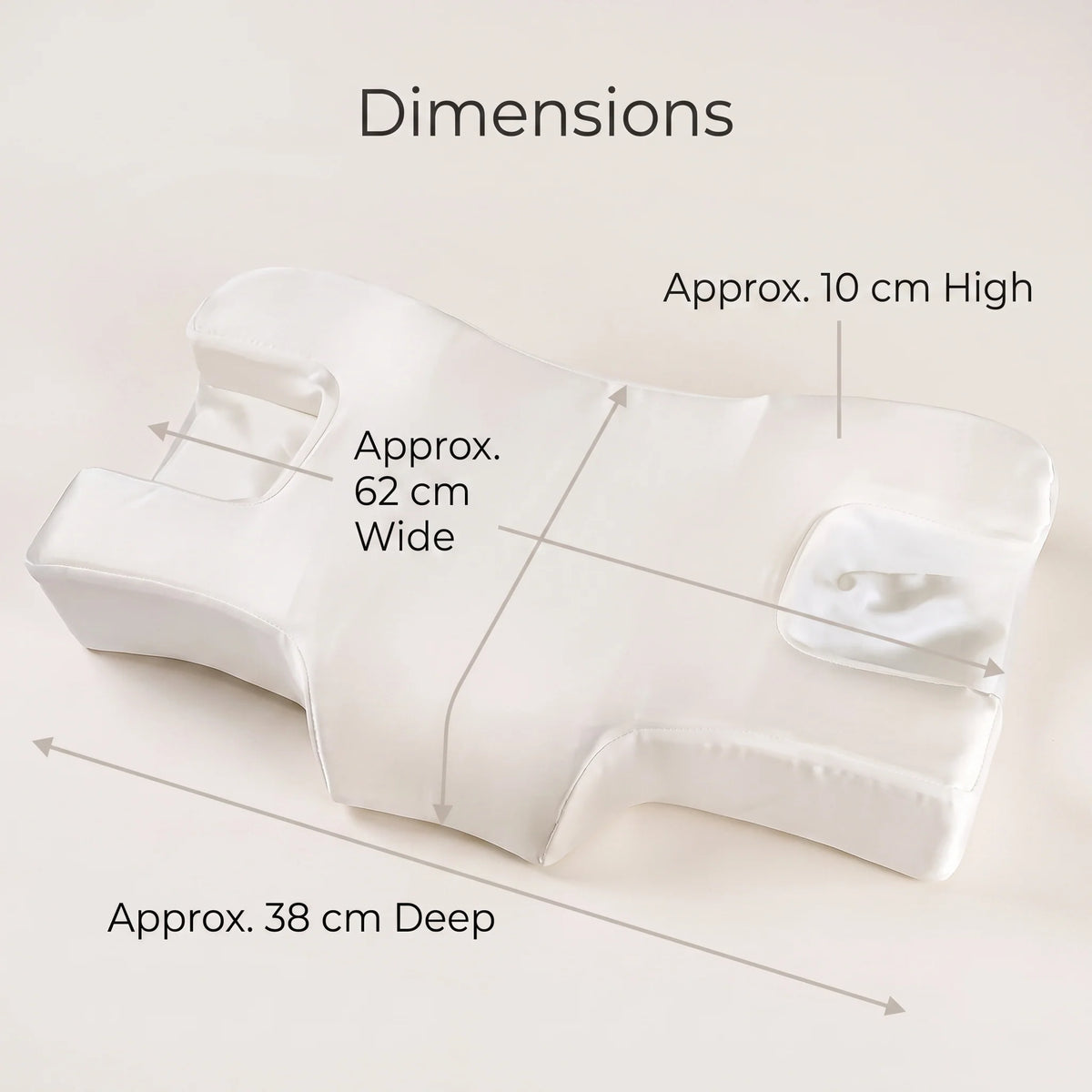 Side Sleeper Pillow Contoured Memory Foam Breathable Cover
