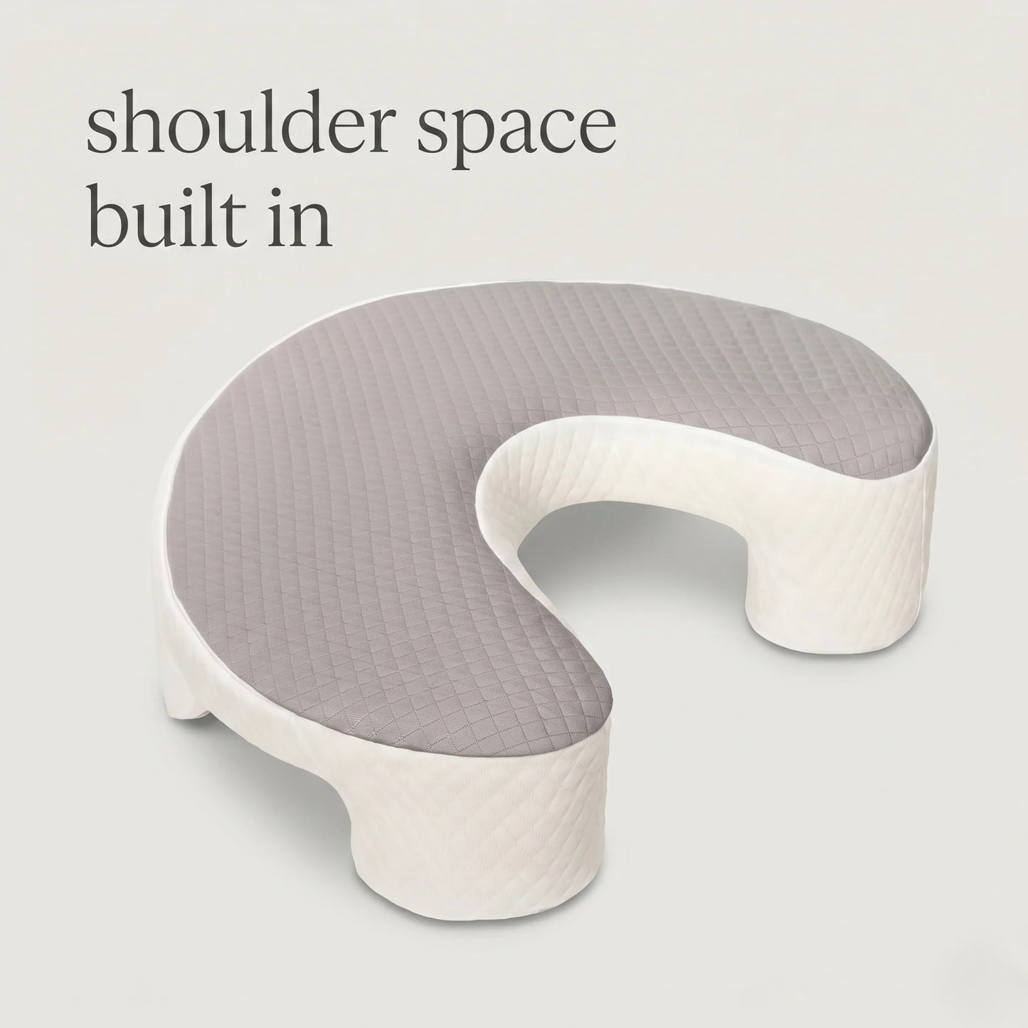 Side Sleeper Pillow Ergonomic Shoulder Cutout Memory Foam