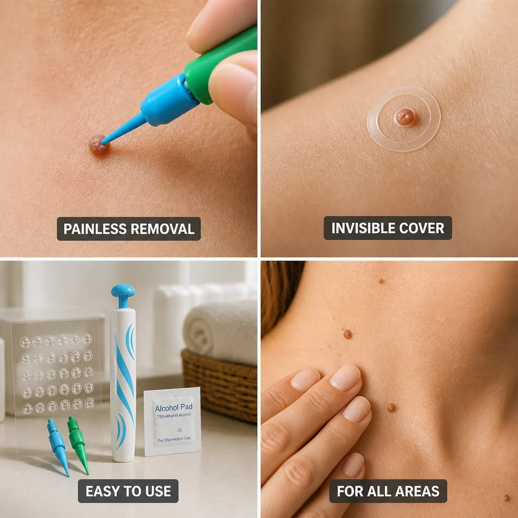 Skin Tag Removal Kit Painless Face & Body