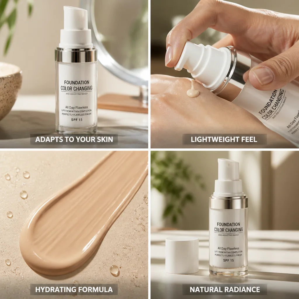 Skin Tint Shade-Adapting Hydrating Radiant Finish