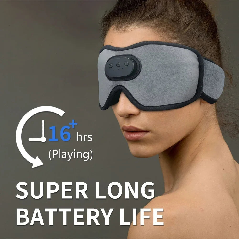 Sleep Headphones 3D Blackout Bluetooth & 10-Hour Playtime