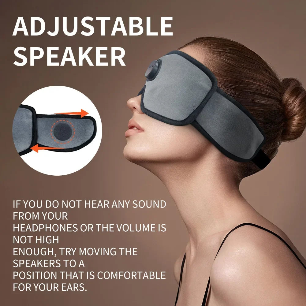 Sleep Headphones 3D Blackout Bluetooth & 10-Hour Playtime