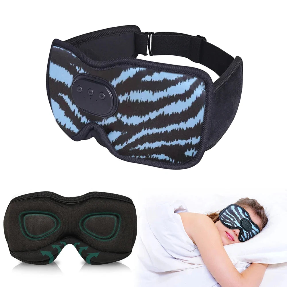 Sleep Headphones 3D Blackout Bluetooth & 10-Hour Playtime
