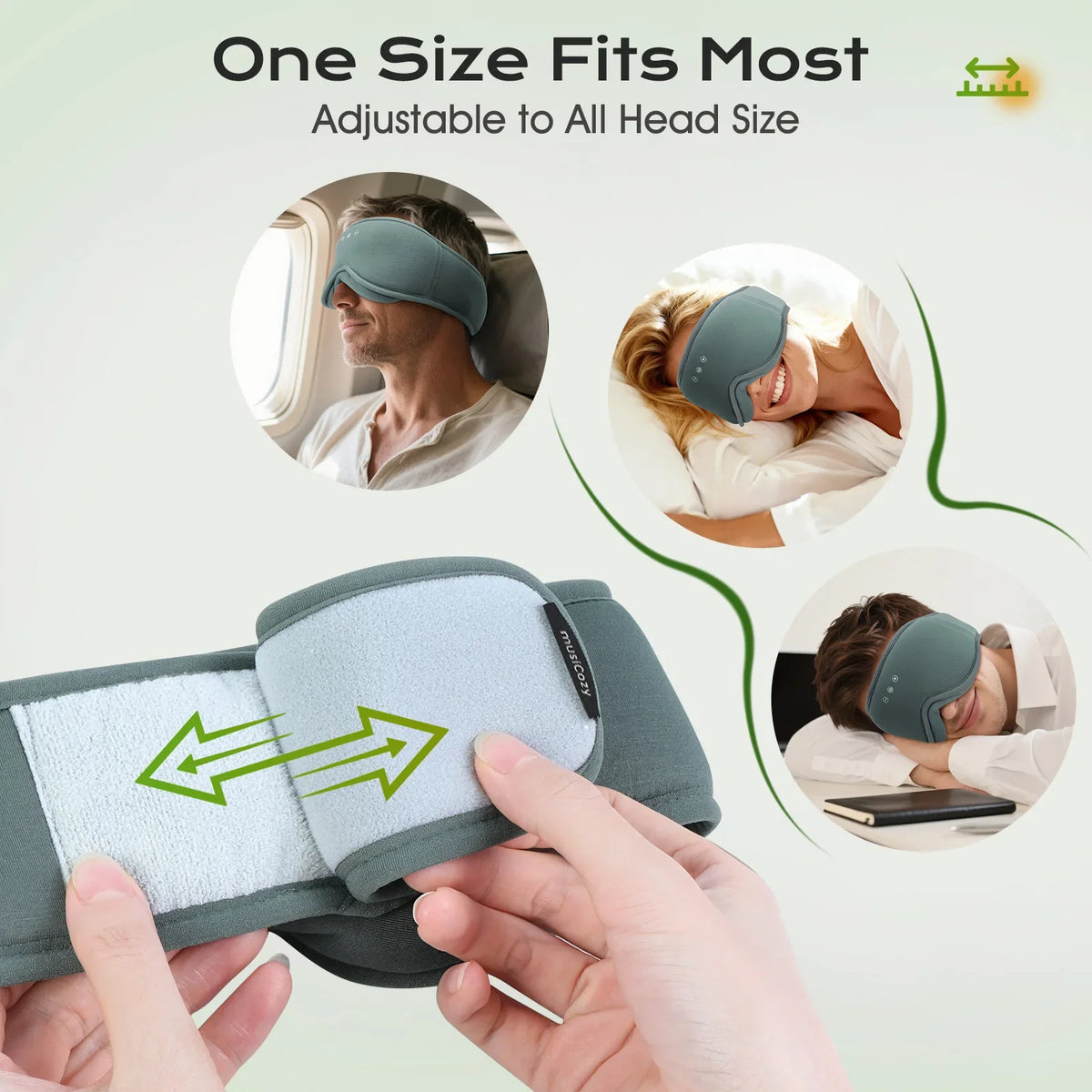 Sleep Mask 3D Blackout Bluetooth Stereo Sound