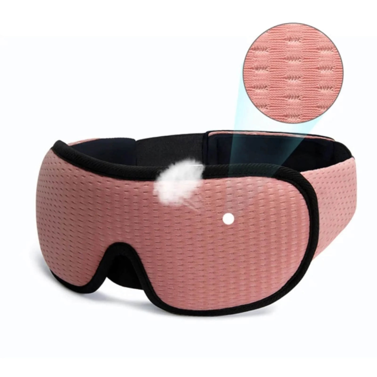 Sleep Mask 3D Contoured Blackout & Adjustable Strap