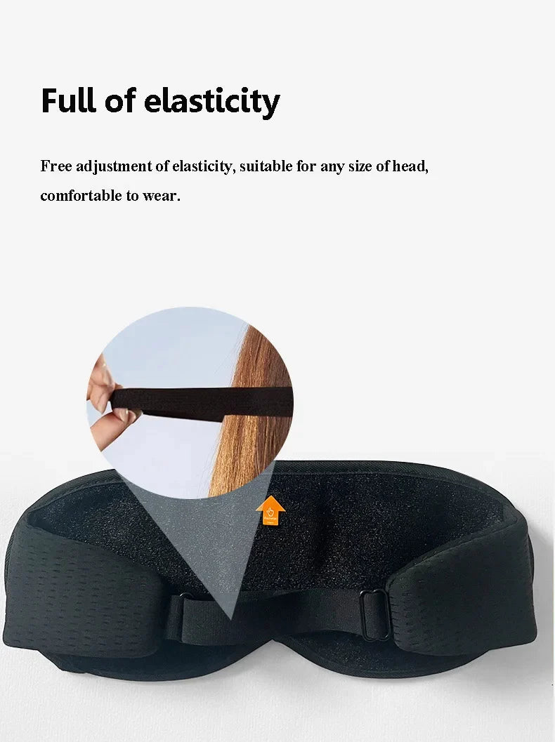 Sleep Mask Contoured Blackout Bluetooth